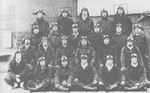 Flight leader Masao Sato (second row, third from right) with his pilots aboard Zuikaku, 6 Dec 1941; note Tetsuzo Iwamoto second row, right-most