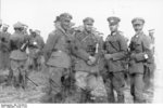 Captain Alfred Jodl with his brother Ferdinand (with cigarette) during maneuvers with German 5th and 7th Divisions in Bavaria, Germany, 1926