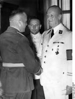 SA-Obergruppenführer Dietrich von Jagow congratulating Hans Lammers for Lammers