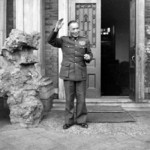 Li Zongren in Beiping, China, Sep 1945