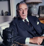 Earl Louis Mountbatten at his apartment in Belgravia, London, England, United Kingdom, 1973