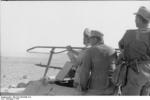 Erwin Rommel in the SdKfz. 250/3 command vehicle 