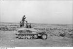 Erwin Rommel in the SdKfz. 250/3 command vehicle 