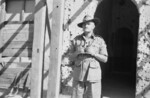 William Slim at 14th Army headquarters, Burma, 5 Mar 1945