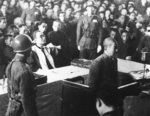 Hisao Tani at the Nanjing Military Tribunal, China, 1947