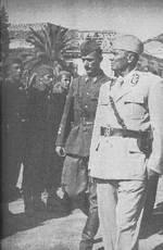 Tito inspecting troops on Vis island, Yogoslavia, Sep 1944