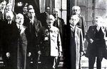 Prime Minister Hideki Tojo and his cabinet ministers, Tokyo, Japan, 18 Oct 1941, photo 1 of 2