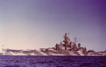 USS Alabama during her shakedown period, Casco Bay, Maine, United States, Dec 1942