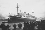 Japanese passenger liner Asama Maru, Shanghai, China, circa late 1929