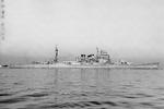 Japanese heavy cruiser Atago at the Yokosuka Naval Base, Japan, 30 Nov 1939