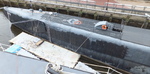 Bow section of museum ship Becuna, Philadelphia, Pennsylvania, United States, 22 Oct 2011