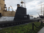 Conning tower of museum ship Becuna, Philadelphia, Pennsylvania, United States, 22 Oct 2011