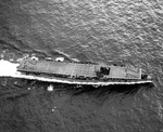 Belleau Wood underway in the Pacific Ocean about to enter Pearl Harbor, Hawaii, 22 Dec 1943