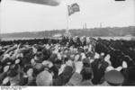 Commissioning ceremony of German battleship Bismarck, 24 Aug 1940, photo 06 of 10