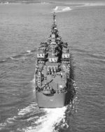 Canberra underway, Boston harbor, Massachusetts, United States, 14 Oct 1943, photo 4 of 4