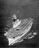 HMS Eagle underway, 1936