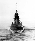 Stern view of USS Gunnel off Mare Island Naval Shipyard, Vallejo, California, United States, Oct 1943