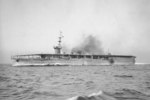 Carrier Hosho running trials, off Tateyama, Japan, 4 Dec 1922