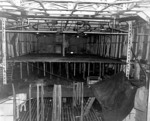 Hangar of light carrier Hosho, 3 Oct 1945