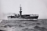 Light carrier Hosho during trials off Tateyama, Chiba, Japan, 4 Dec 1922