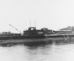 I-369 and RO-58 at Yokosuka Naval Base, Japan, 7 Sep 1945; note the three Kairyu-class submarines at right