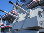 5-inch 38-caliber gun mount aboard museum ship Iowa, 2012