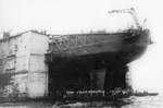 USS Iowa inside floating drydock ABSD-2, Seeadler Harbor, Manus, Admiralty Islands, 28 Dec 1944, photo 4 of 4