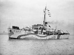 HMT Ailsa Craig underway off Britain, 1944