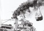 Jean de Vienne unloading gold bullions at Halifax, Nova Scotia, Canada, Dec 1939