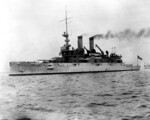 USS Mississippi shortly after completion, 1908