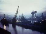 USS Gherardi (center) and USS Luce (left) at New York Navy Yard, Brooklyn, New York, United States, Jun-Sep 1943