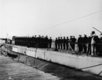 Recommissioning of USS Menhaden, Mare Island Naval Shipyard, California, United States, 7 Aug 1951