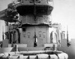 Close-up view of USS North Carolina