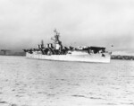 USS Princeton off Puget Sound Navy Yard, Washington, United States, 1 Jan 1944, 3 of 3