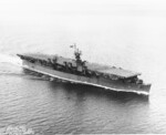 USS Princeton off Seattle, Washington, United States, 3 Jan 1944, 1 of 2