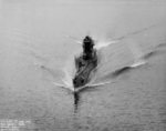 Aerial bow view of USS S-28 making 10 knots, off Seattle, Washington, United States, 10 Jun 1943