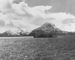 USS San Francisco in Kulak Bay, Adak Island, Aleutian Islands, US Territory of Alaska, 25 Apr 1943