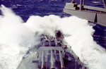 South Dakota underway in the Pacific Ocean en route toward Japan, 24 Feb 1945