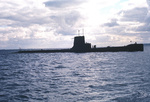 USS Sterlet in the Hijagawa (river) in Kadena, Okinawa, Japan, Feb 1968