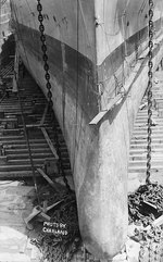 Texas in drydock, circa 1916