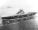 USS Wasp (Wasp-class) entering Hampton Roads, Virginia, United States, 26 May 1942