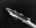 USS Wasp (Essex-class) underway off Trinidad, 22 Feb 1944, photo 1 of 2