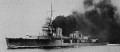 Chinese light cruiser Pinghai on the Yangtze River at Jiangyin, Jiangsu Province, China, Aug 1937