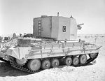 Valentine Bishop self-propelled gun in the Western Desert, Egypt, 25 Sep 1942, photo 2 of 3