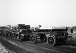 Polish C7P vehicle towing a heavy artillery piece, Poland, circa 1930s, photo 2 of 3