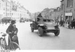 German SdKfz. 223 armored radio car in Denmark, 12 Apr 1940