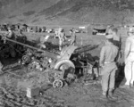 US Marines inspecting captured Soviet-made North Korean weapons, near Naktong River, Korea, 15 sep 1950