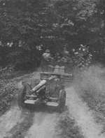 US 75mm gun on exercise, Tennessee, United States, Jun 1941