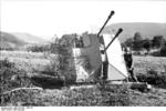 German 3.7 cm Flakzwilling 43 anti-aircraft gun in northern France, Jul-Sep 1943, photo 1 of 6