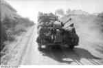 Flakvierling 38 being towed in the Soviet Union, fall 1943, photo 2 of 2